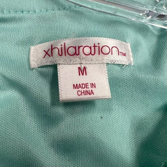 Xhilaration Women's Lace Sleeveless A-Line Dress Green Size Medium Above Knee - Picture 8 of 9